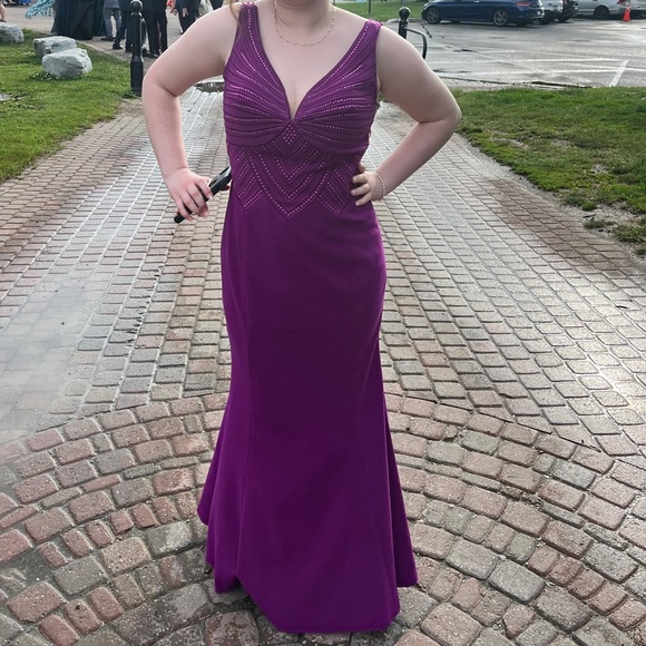 purple ish prom dress one of kind from turkey - Picture 1 of 2